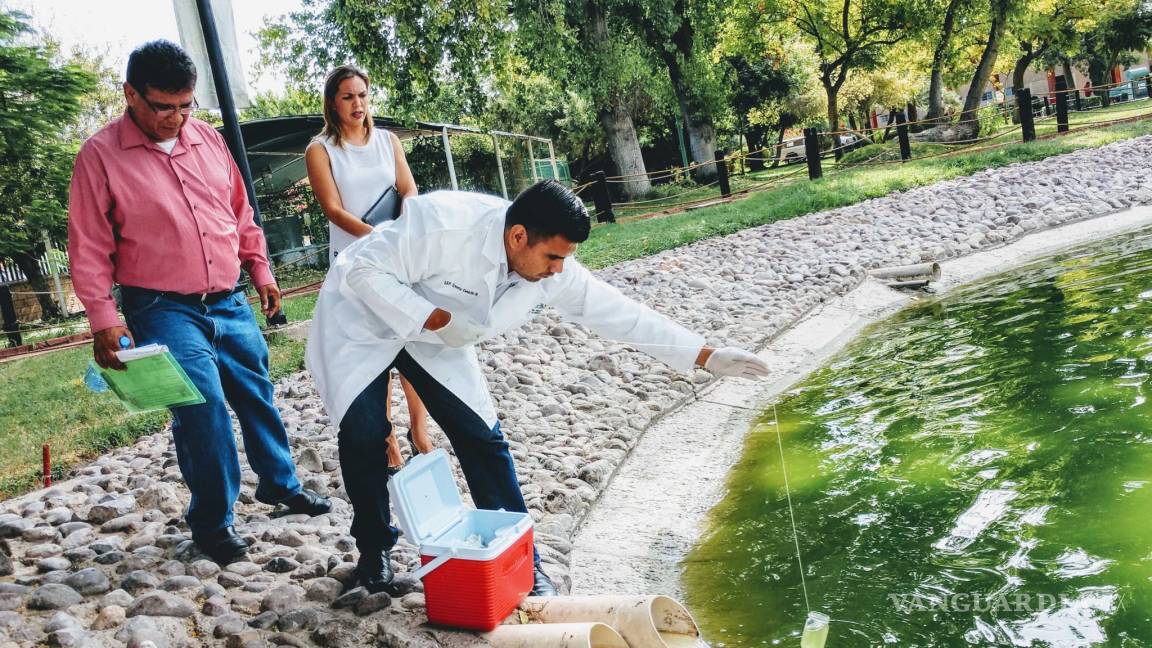 Denuncian que agua de Bosque Urbano de Torreón representa riesgo