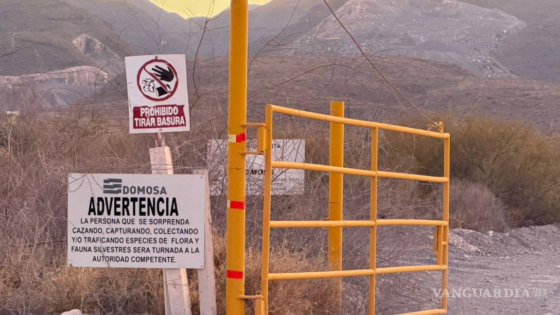 $!Durante 12 años, la empresa minera extrajo dolomita del terreno; Osuna Westrup ahora busca compensación por el material extraído y la rehabilitación ambiental del predio.