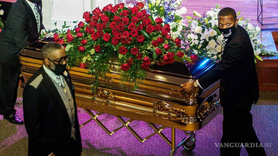$!Así iniciaron hoy los funerales de George Floyd