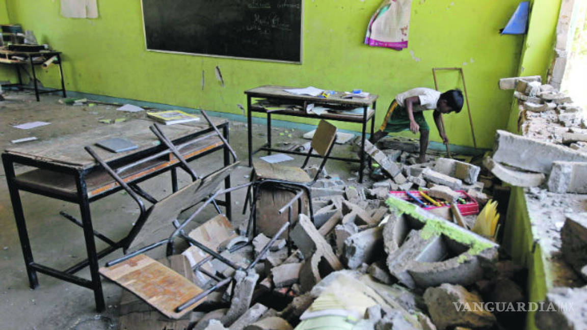 Más de 4 mil escuelas sin reparación tras sismos de septiembre