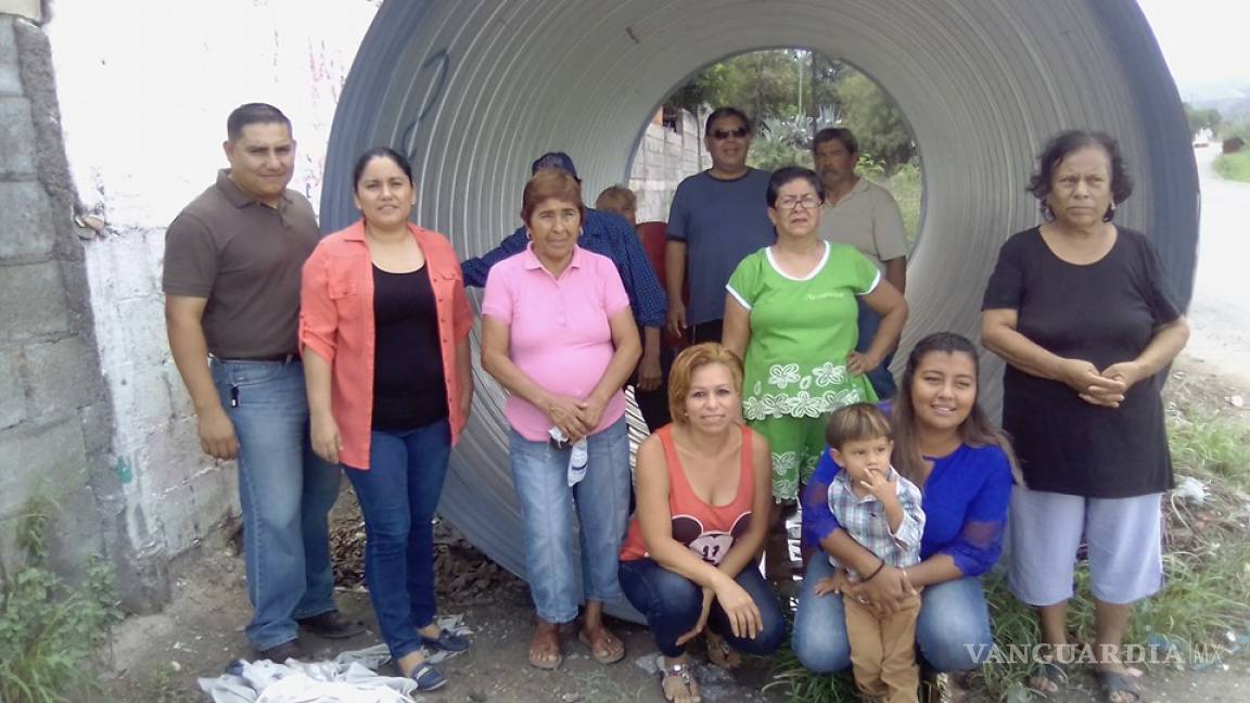 Obra del drenaje pluvial de la colonia Las Flores en Monclova estará lista para abril o para mayo del 2019