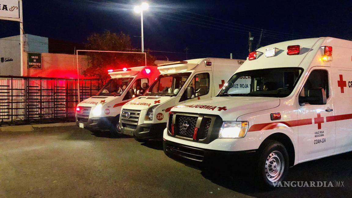 Roban a paramédicos de Cruz Roja que atendían reporte en colonia de Saltillo