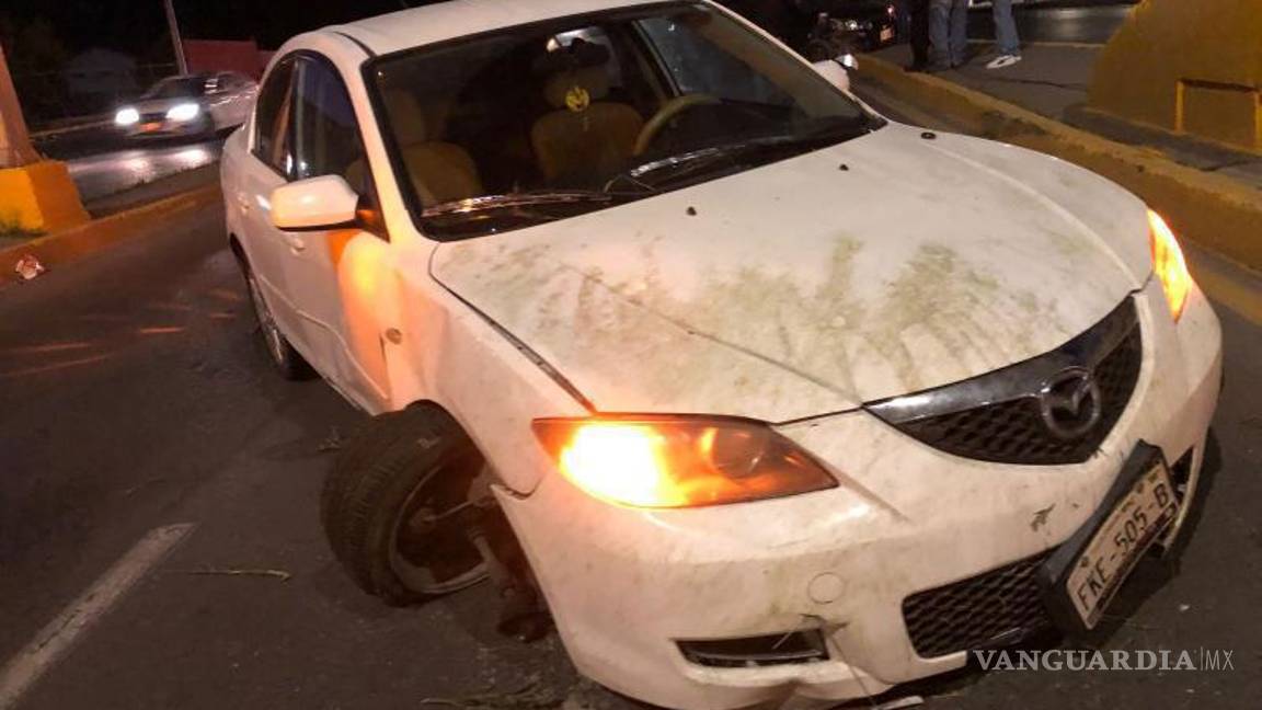 $!A pesar de la apariencia aparatosa, ninguno de los conductores resultó herido en el accidente.