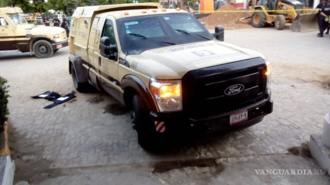 Se llevan 2.6 mdp en asalto a camioneta de valores en Oaxaca