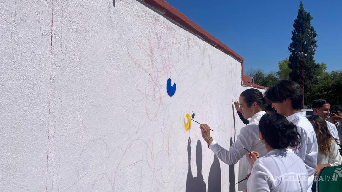 Conmemoran primer aniversario del Movimiento Estudiantil en el ITS con Mural