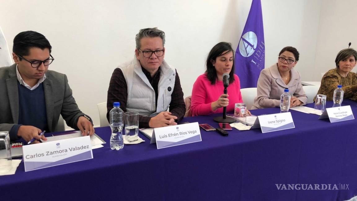 En Saltillo presenta AIDH informe para manejo de información sobre delitos en medios y autoridades