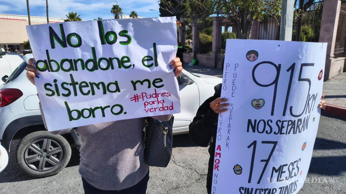 $!Denunciaron lo que consideran un patrón de decisiones judiciales que, aseguran, vulnera su derecho a convivir con sus hijos.