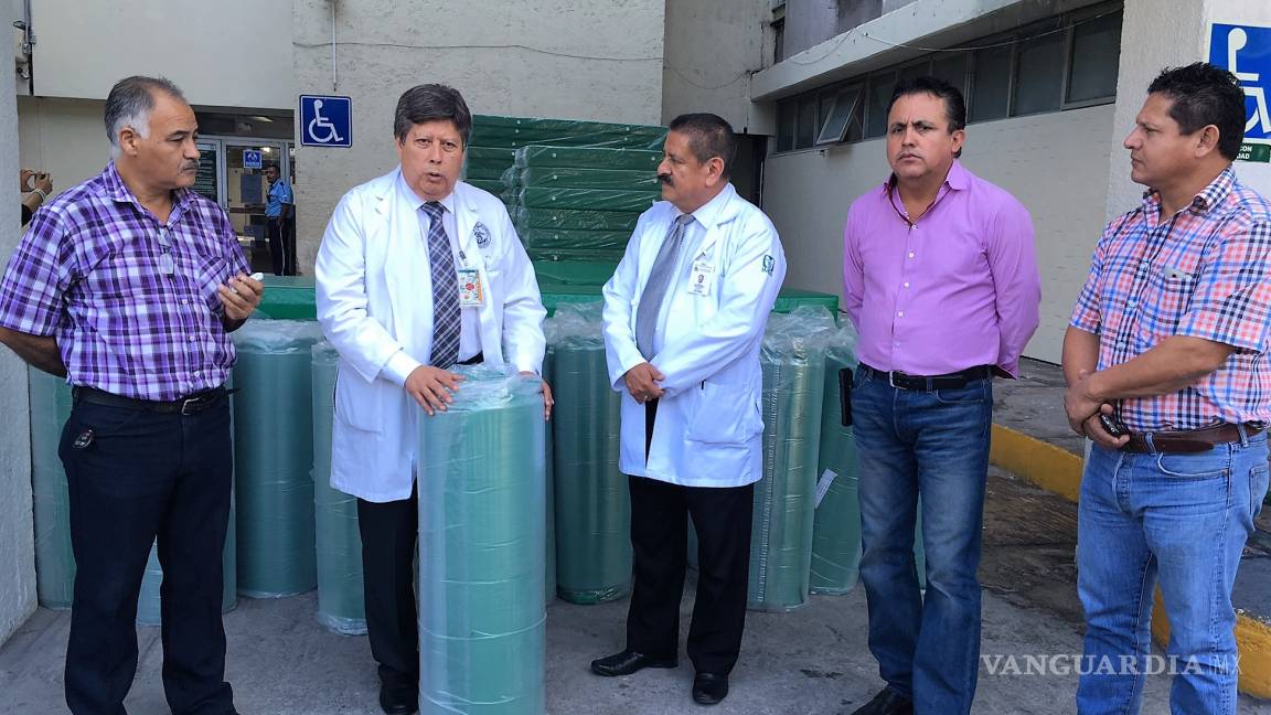 Inicia entrega de mil 200 colchones en hospitales del IMSS en Coahuila
