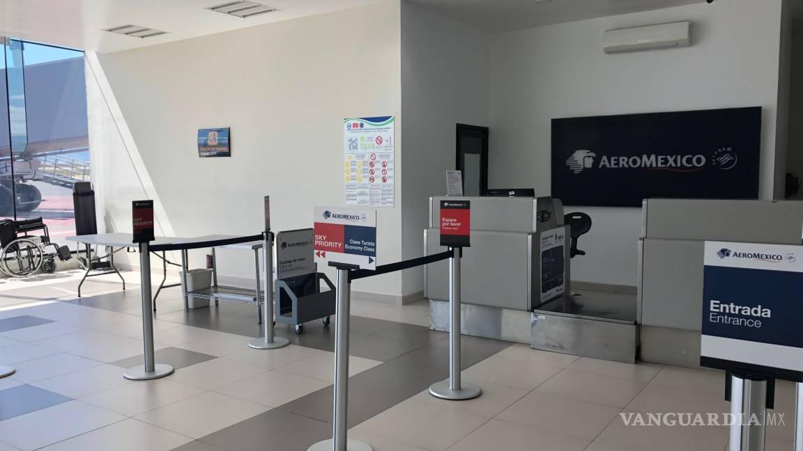 Vuelos de Aeroméxico en Saltillo siguen en la incertidumbre