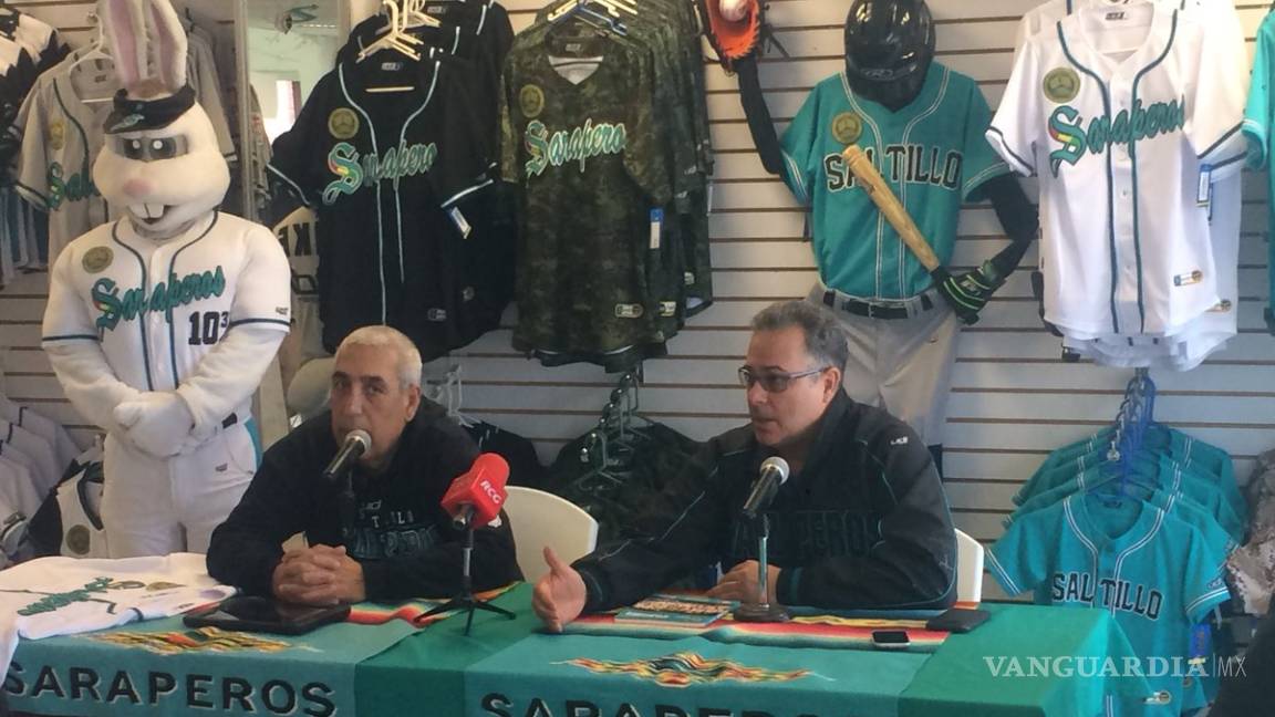 Los Saraperos de Saltillo presentan al nuevo manager, Lenin Picota