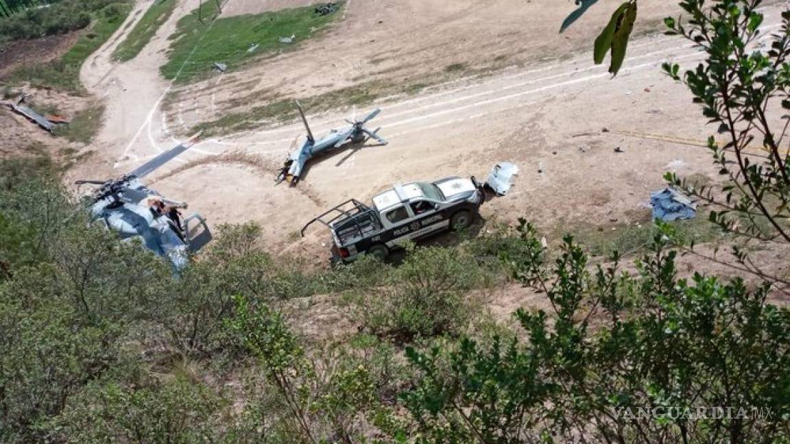 Se desploma helicóptero de la Semar en Veracruz; habría un muerto