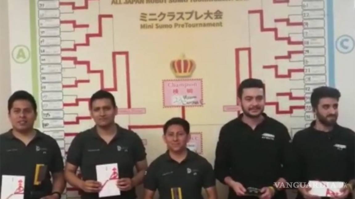 Mexicanos ganan oro y plata en torneo de robótica en Japón