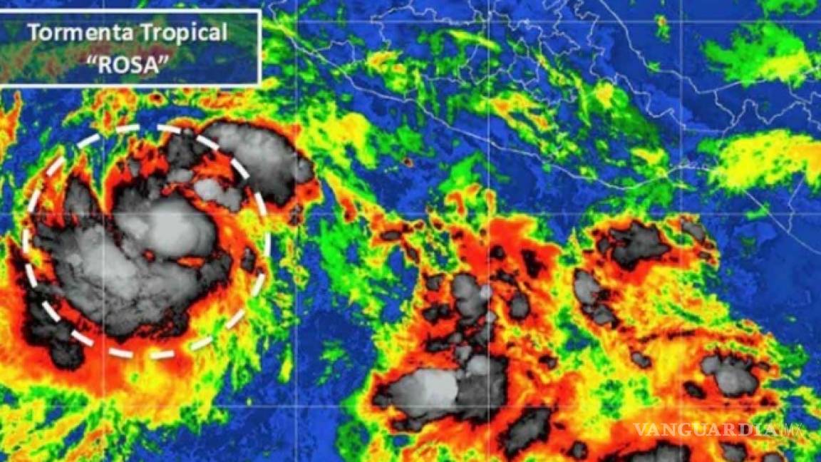 Se forma la tormenta tropical Rosa; podría impactar a Baja California