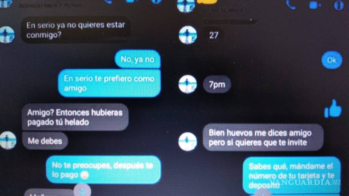 $!Se negó a ser su novia y ahora quiere que le devuelva ¡37 pesos!