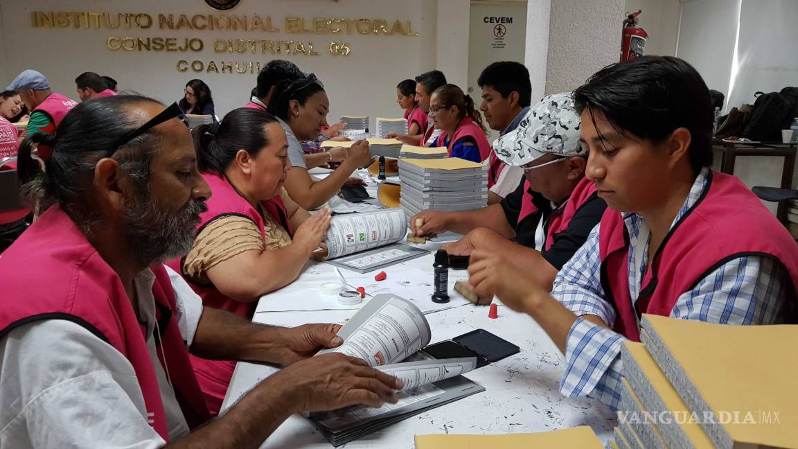 Llega papelería electoral del distrito 05 de Torreón