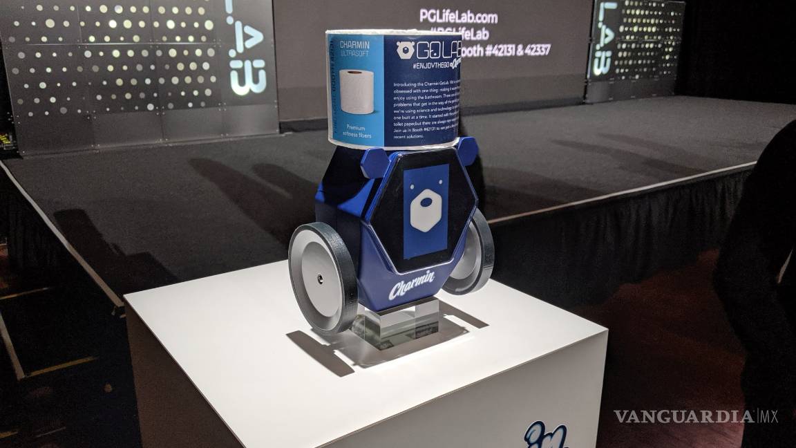 $!P&amp;G presenta en CES 2020 un robot que te trae papel higiénico cuando más lo necesitas
