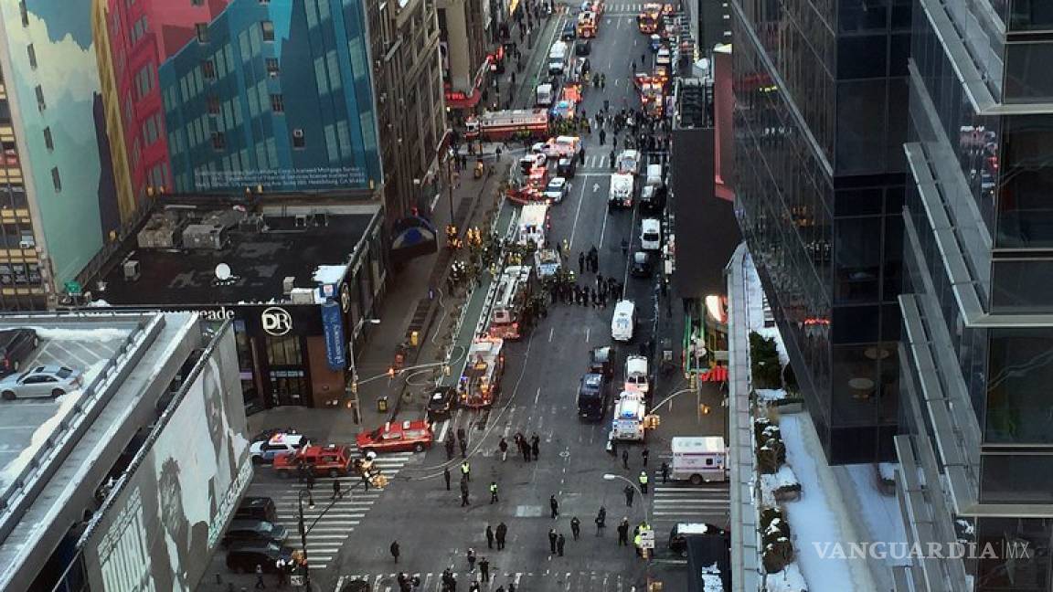 Varios heridos por la explosión en un intento de atentado el centro de Nueva York
