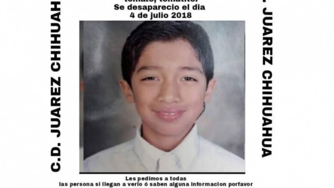 Familiares buscan a ‘Tomatito’, otro niño desaparecido en Ciudad Juárez