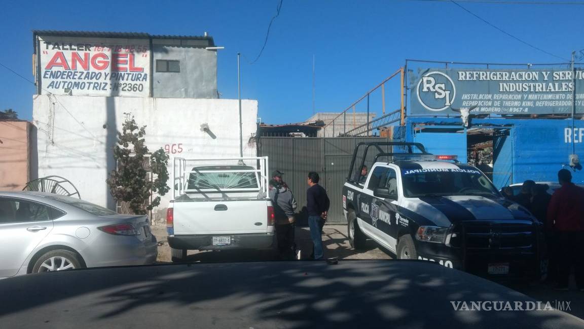 Hallan cuerpo sin vida en taller de Torreón