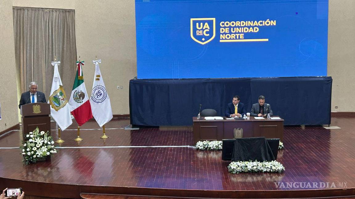 $!Durante su informe, Talamantes resaltó la certificación de cinco programas educativos que avalan la calidad académica de la Unidad Norte.