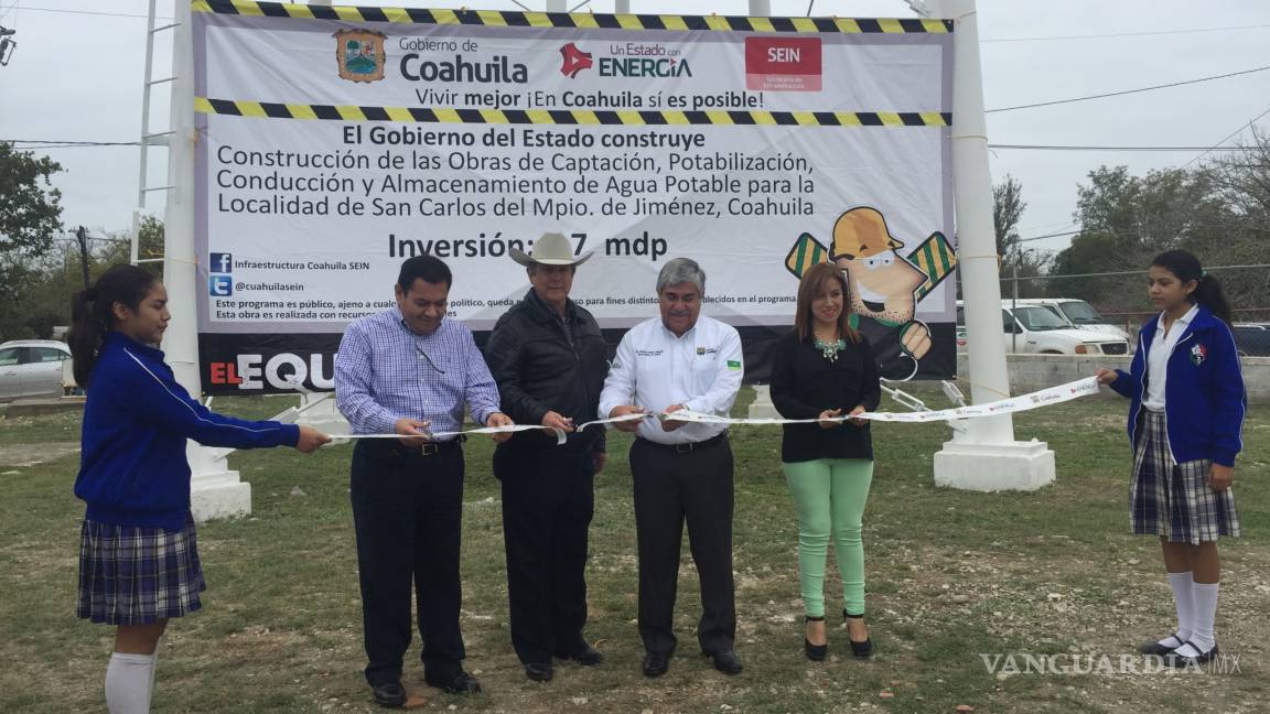Invierten 9.7MDP en red de agua potable en municipio de Jiménez