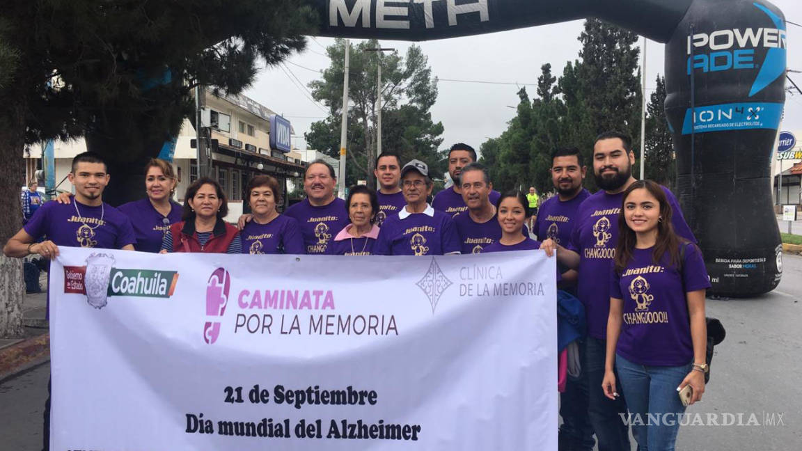 Concientizan con caminata en Saltillo sobre Alzheimer y demencias