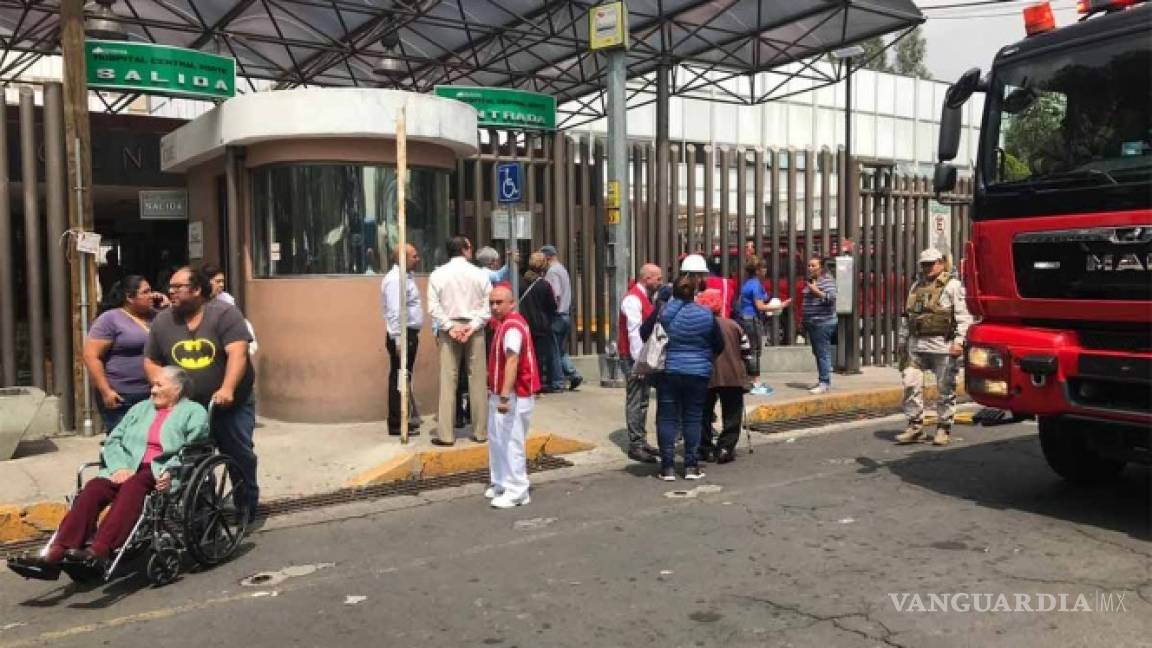 Supuesta fuga de gas provoca evacuación de hospital de Pemex