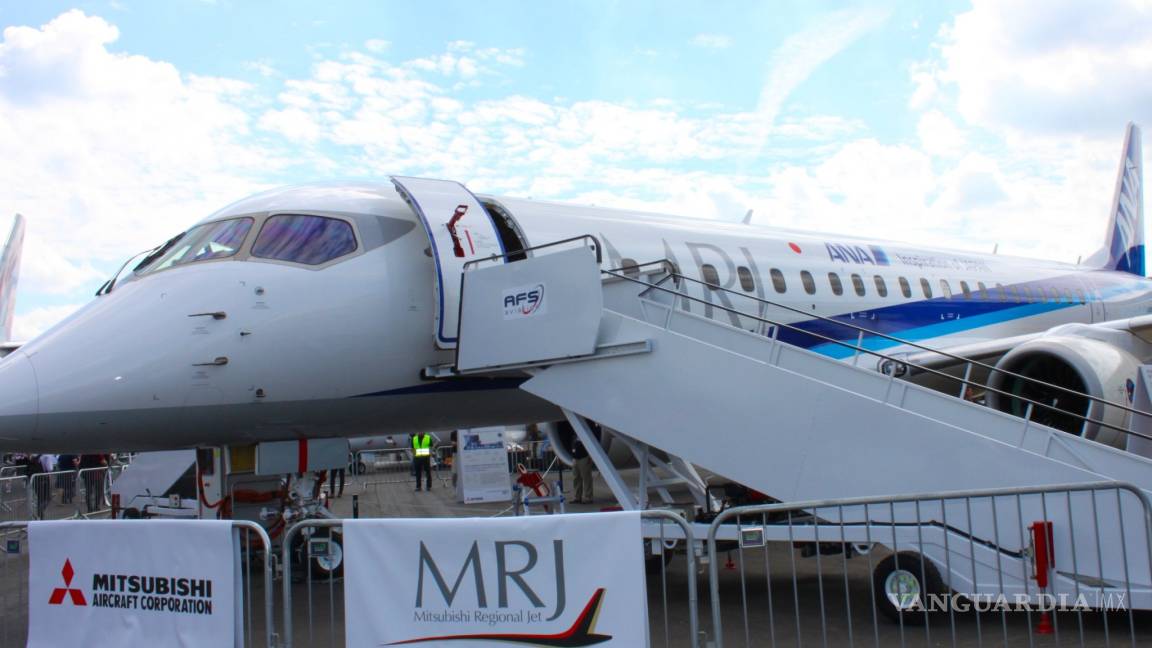 Llega rival directo de Bombardier: el primer avión de pasajeros japonés