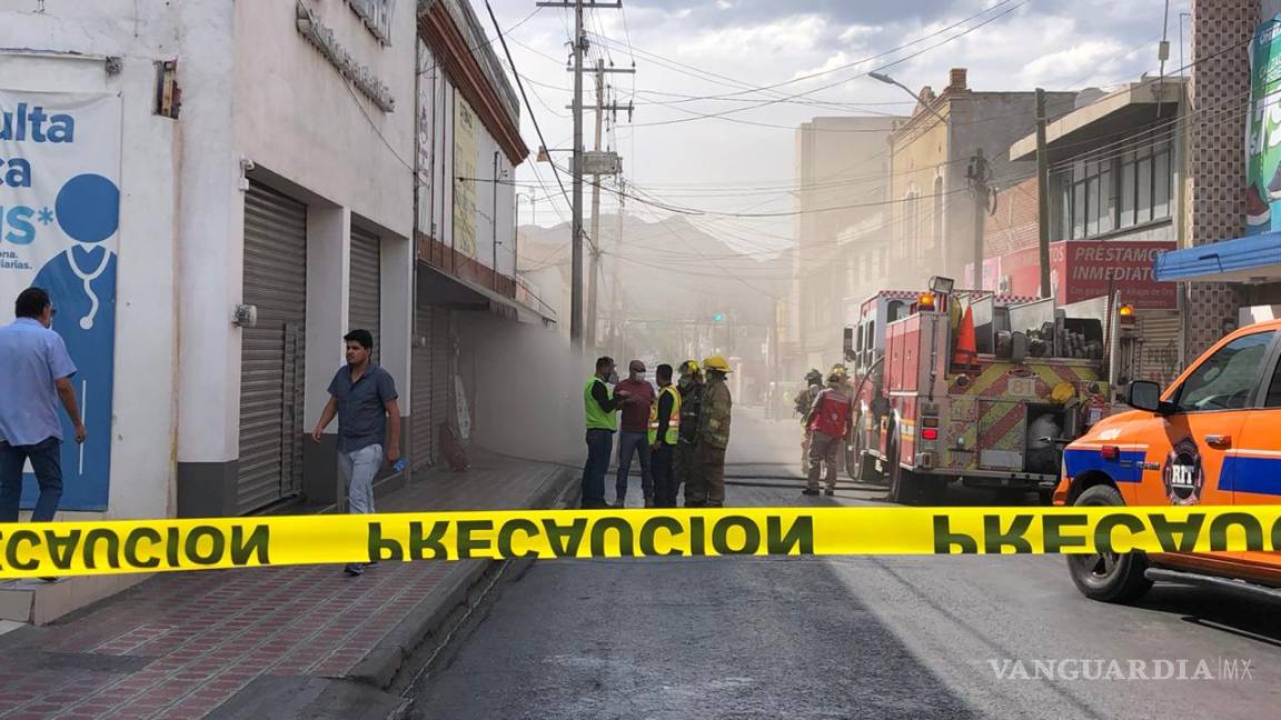 Se incendia 'Catemaco', en el centro de Saltillo