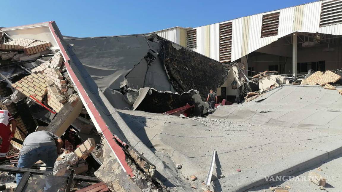 Fiscalía de Tamaulipas detiene demolición de áreas de la iglesia de Ciudad Madero; suben a 12 los muertos