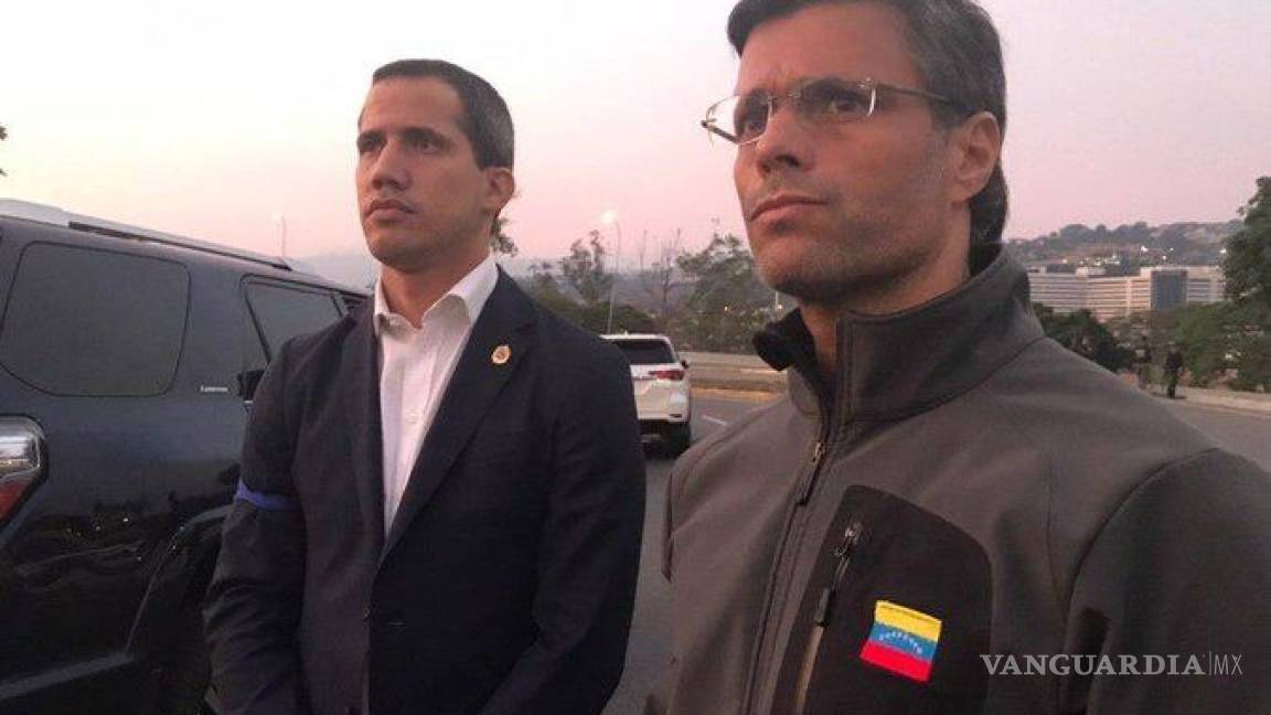 Inicia Operación Libertad en Venezuela... militares liberan a Leopoldo López de su arresto domiciliario por orden de Juan Guaidó