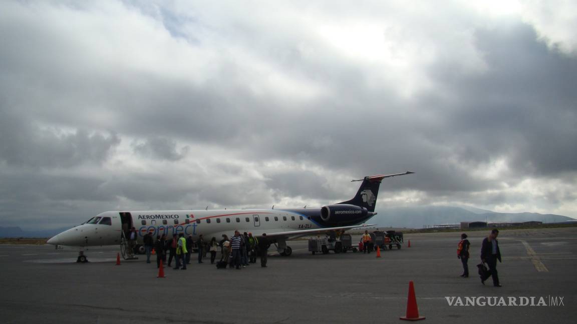 Cancela Aeromexico vuelo matutino en Saltillo, por mal clima en México