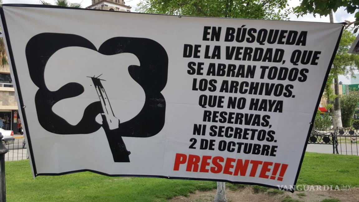 $!Ni perdón, ni olvido: Guadalupe Céspedes, sobreviviente de Tlatelolco