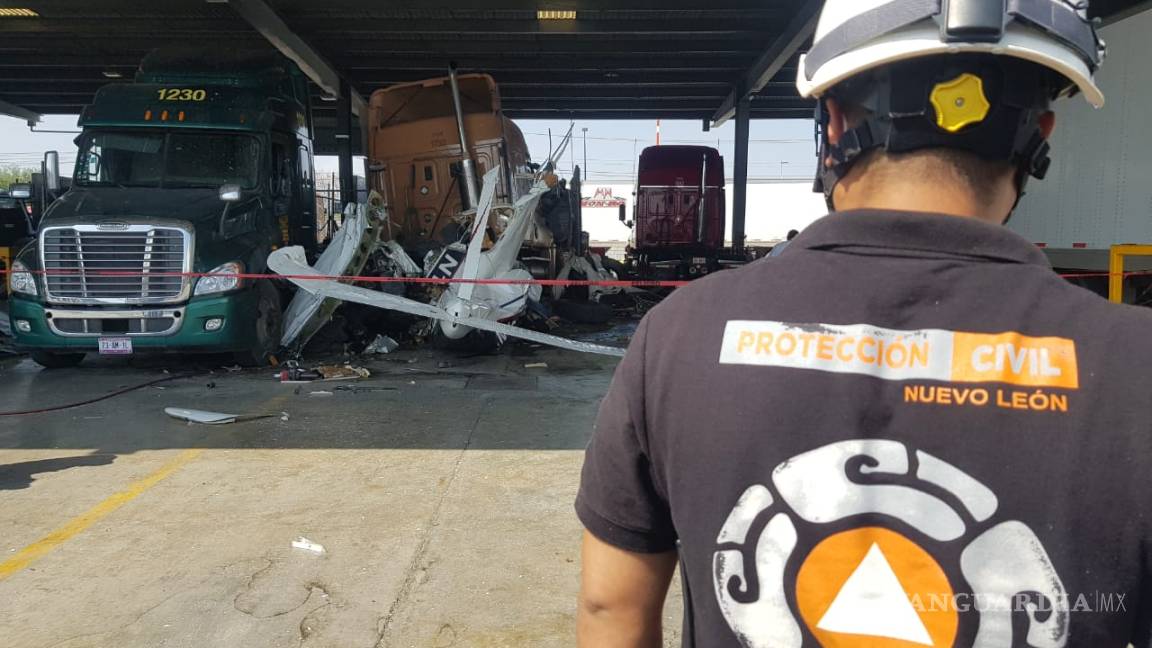 Reportan seis fallecidos al desplomarse avioneta en zona metropolitana de Monterrey
