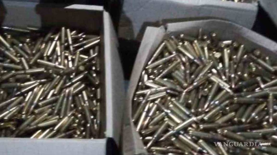 Guardia Nacional asegura más de 8 mil cartuchos para fusil de asalto en Edomex