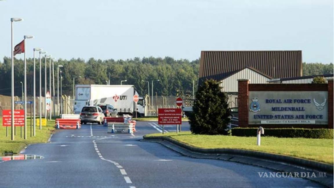 Incidente en base militar británica usada por EU deja un detenido