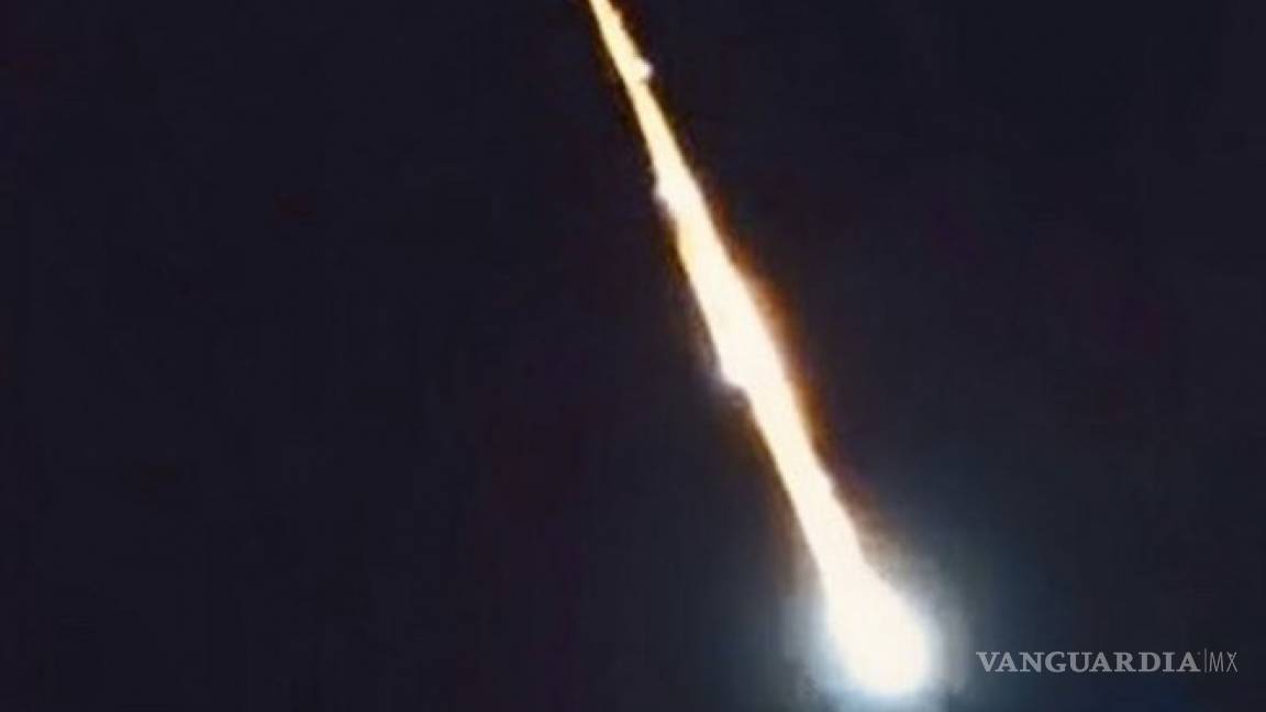 Reportan supuesta caída de meteorito en México