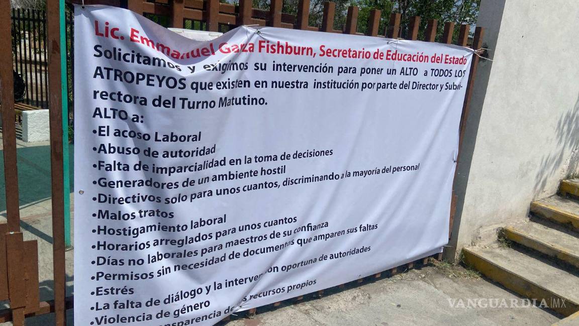 $!Algunos de los maestros hicieron una lista de lo que los incomoda.