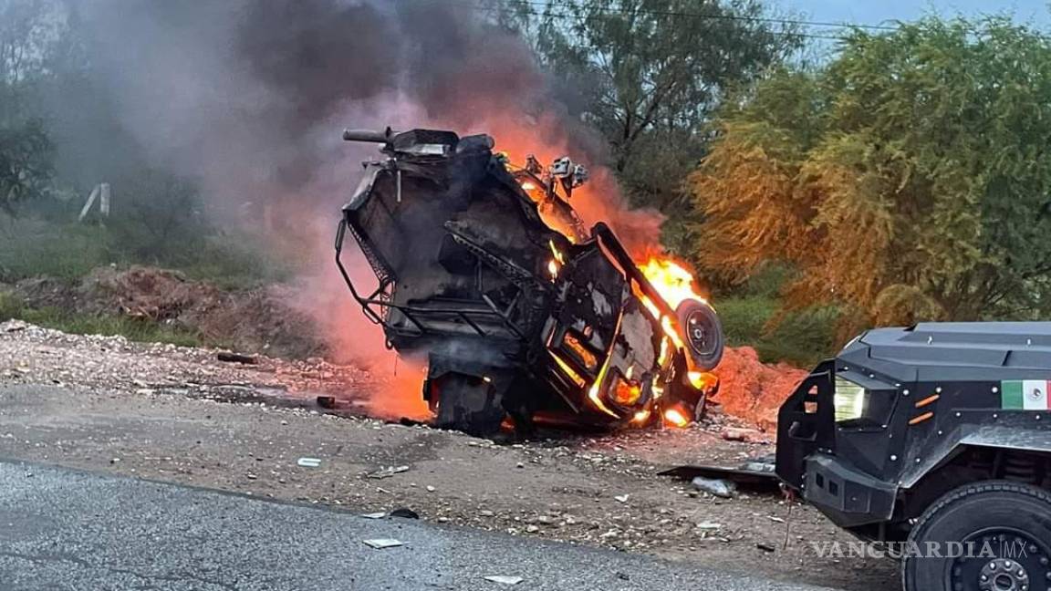 Fuerza Civil abate a tres presuntos delincuentes en Ciénega de Flores, Nuevo León