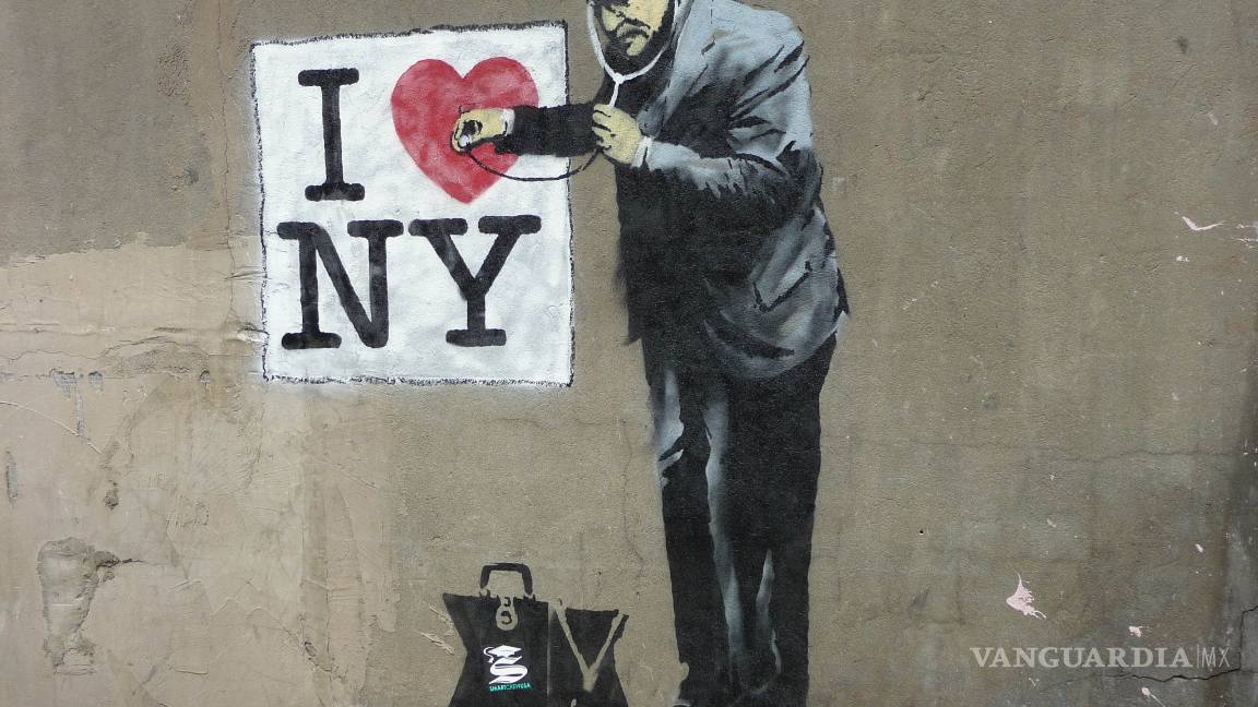 $!Inauguran en Roma la más grande muestra dedicada al grafitero Banksy