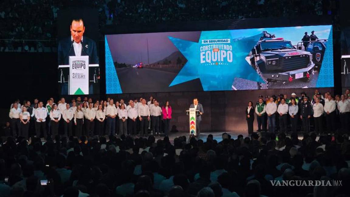$!La seguridad fue el eje central de este segundo informe de actividades del mandatario coahuilense.