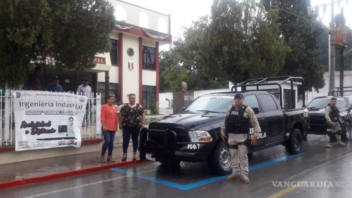 Gobernador envía dos patrullas para reforzar la seguridad de Ocampo