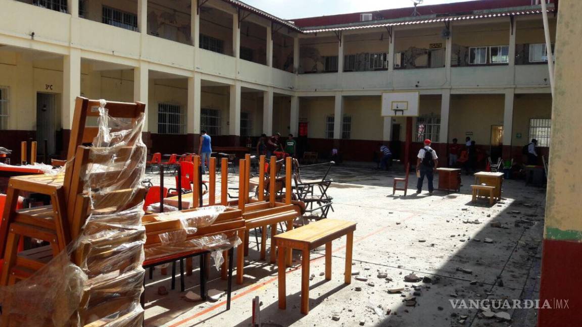 Sólo 80 de 5 mil escuelas dañadas se han reconstruido tras sismos
