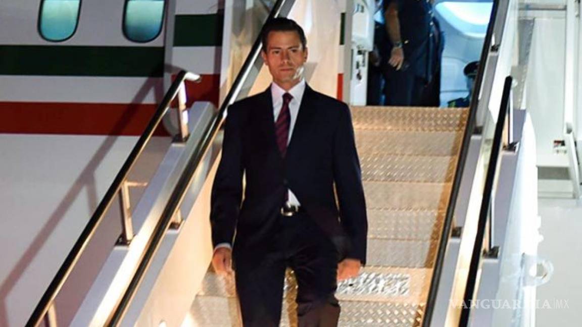 Peña Nieto llega a Israel para homenaje de estado a Shimon Peres