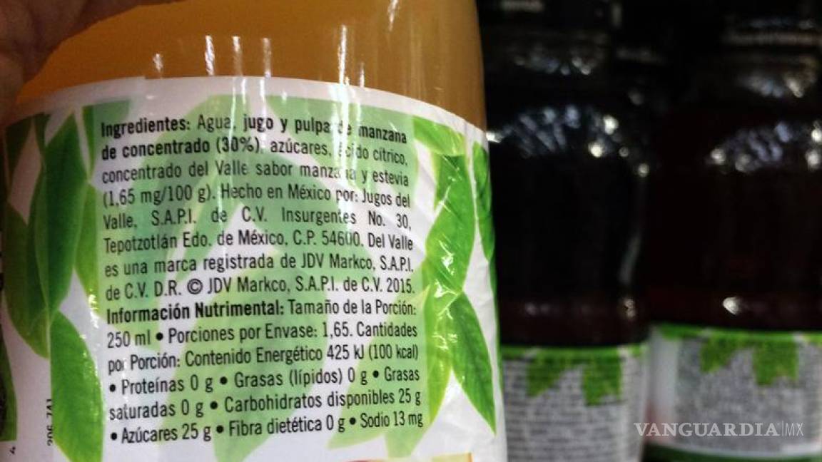 Etiquetado en México no ayuda a ciudadanos a saber lo que consumen