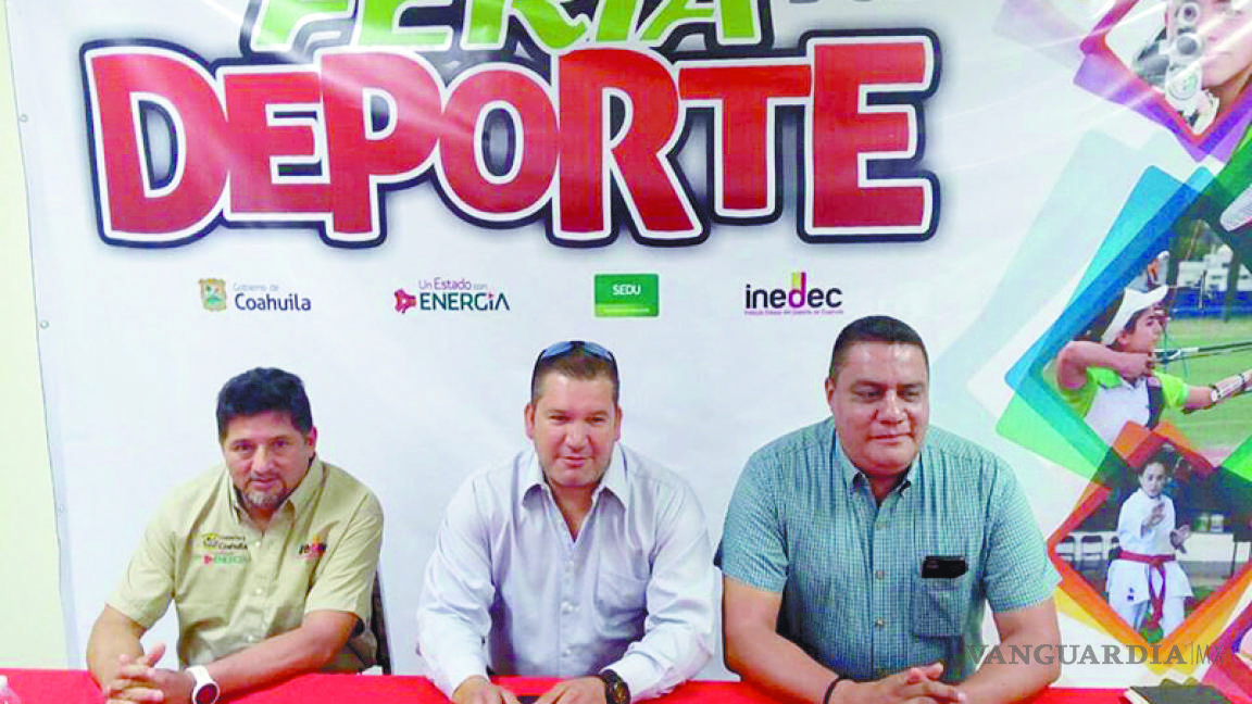 El Inedec invitan a ‘La Feria del Deporte’ en Coahuila