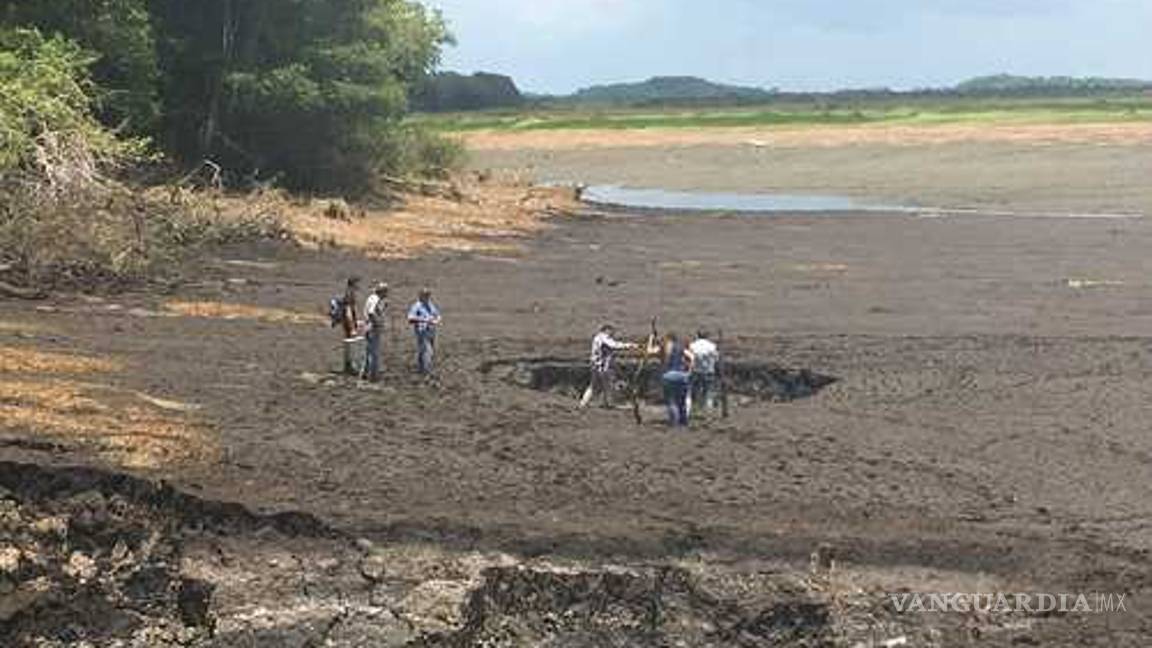 $!Laguna de Quintana Roo quedó semiseca tras estruendo