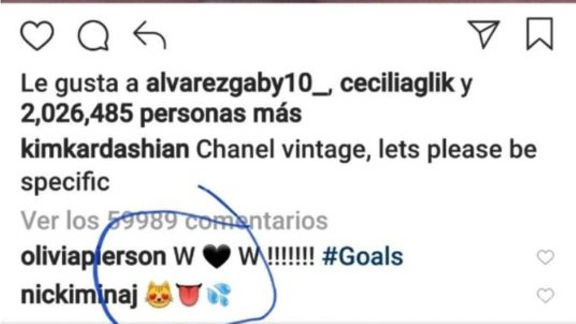 $!Nicki Minaj comenta polémica foto en diminuto traje de baño de Kim Kardashian (fotos)