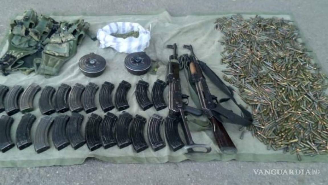 Encuentra Sedena armas largas y vehículo robado en escuela de Guerrero