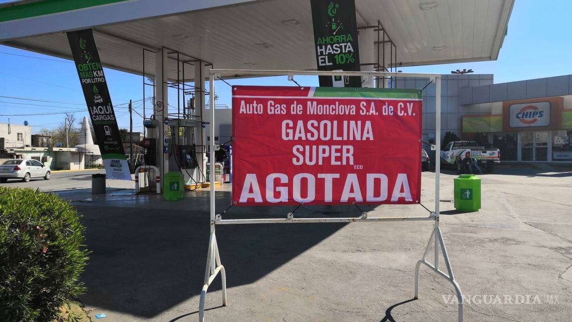 Inician compras de pánico en Monclova y la Región Centro por falta de gasolina